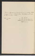 k.k. naturhistorisches Hofmuseum, Intendanzakten 1885-1896 (Hauer), Aktenzahl Z.217/1891, Seite 2